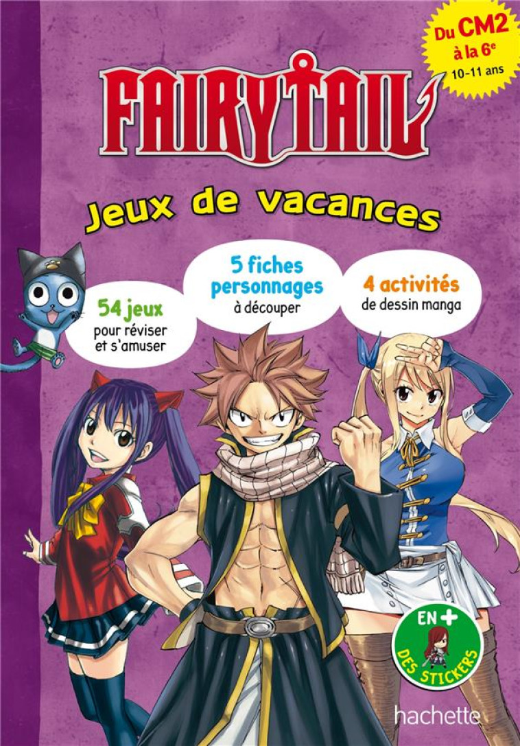 FAIRY TAIL - JEUX DE VACANCES - RAOUL ELISABETH - HACHETTE