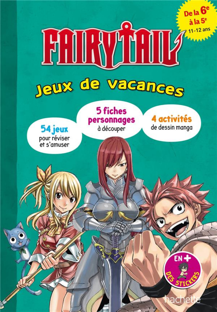 FAIRY TAIL - JEUX DE VACANCES - RAOUL ELISABETH - HACHETTE