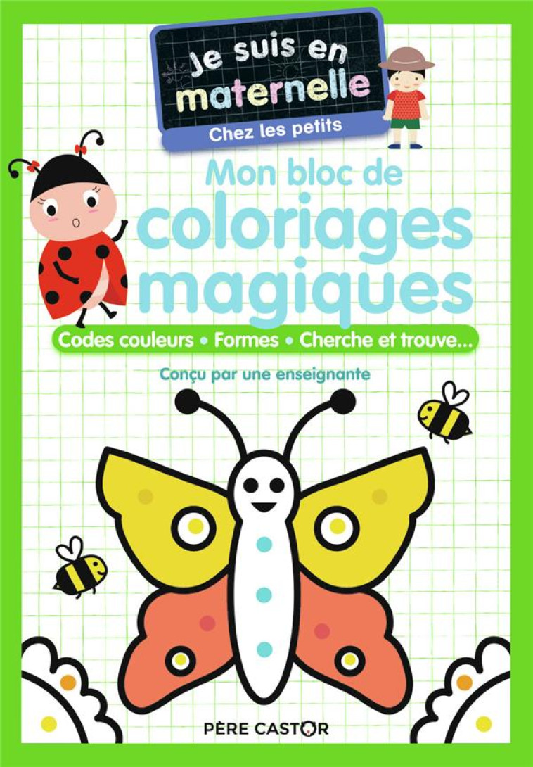 MON BLOC DE COLORIAGES MAGIQUE - CHEF D'HOTEL - FLAMMARION