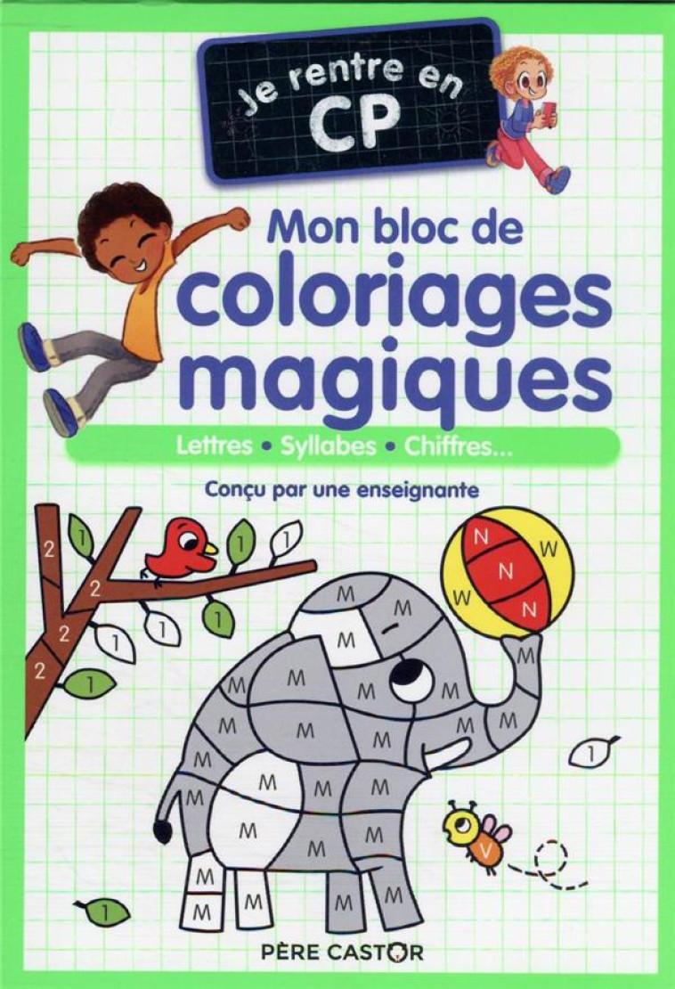 MON BLOC DE COLORIAGES MAGIQUE - MAGDALENA/RISTORD - FLAMMARION