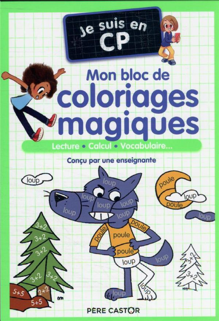 MON BLOC DE COLORIAGES MAGIQUE - MAGDALENA/RISTORD - FLAMMARION