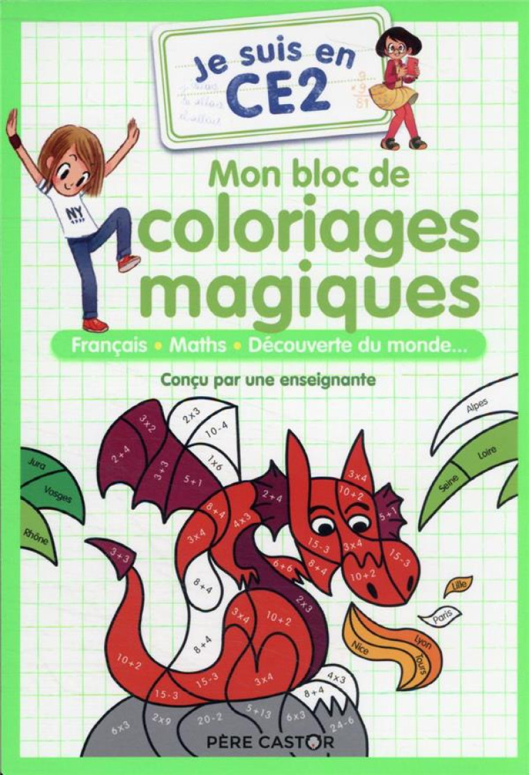 MON BLOC DE COLORIAGES MAGIQUE - MAGDALENA/RISTORD - FLAMMARION