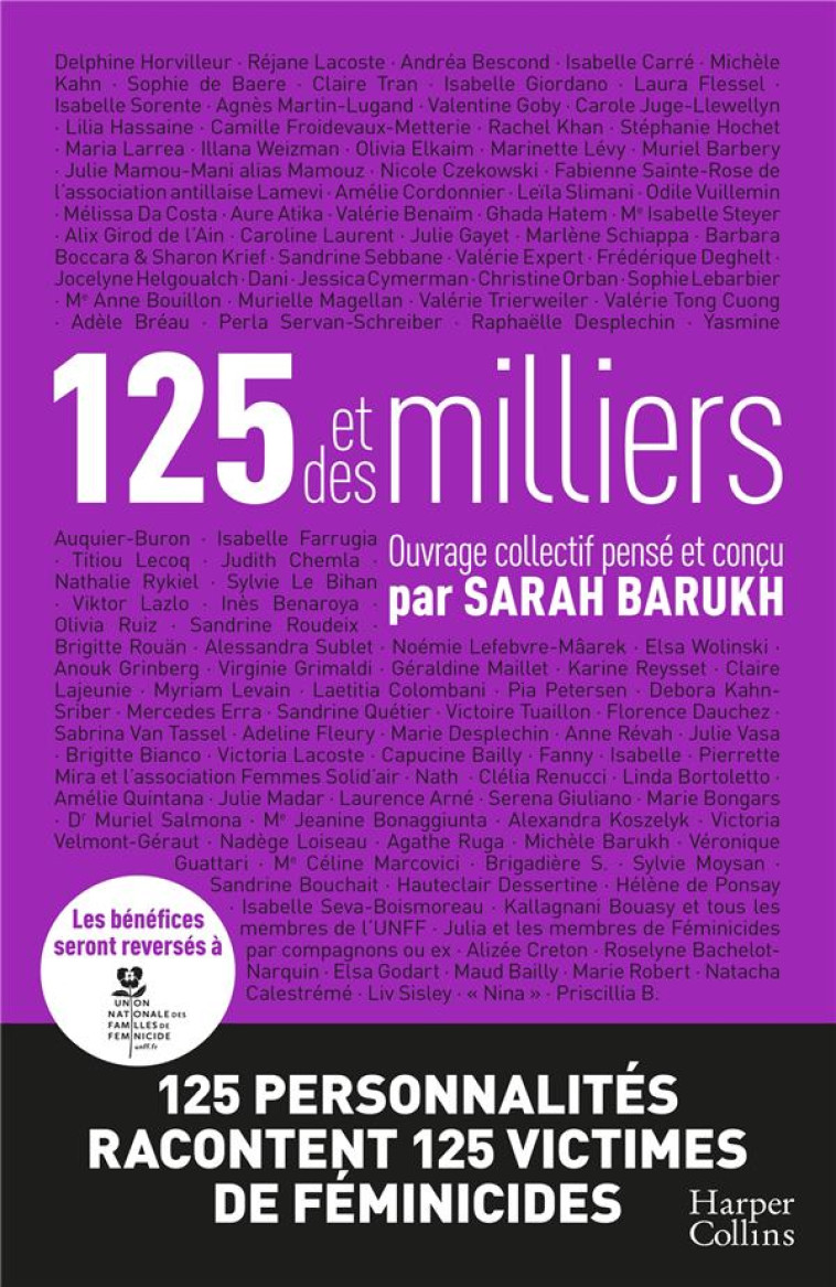 125 ET DES MILLIERS - 125 PERS - BARUKH SARAH - HARPERCOLLINS