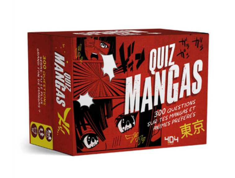 Mini quiz manga : 300 questions ! - Animotaku Animotaku - 404 EDITIONS