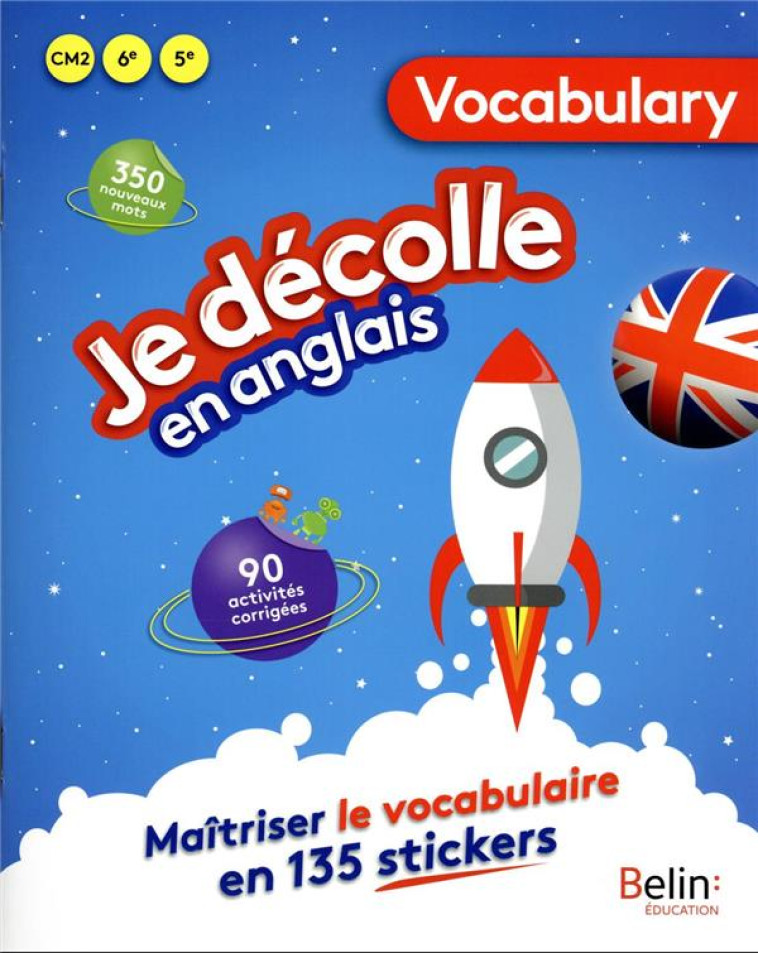 JE DECOLLE EN ANGLAIS - VOCABU - PETIT EMMANUELLE - BELIN