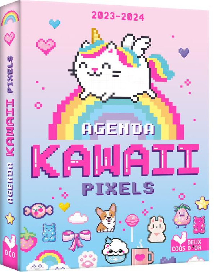 AGENDA PIXELS KAWAI 2023-2024 - COLLECTIF - NC