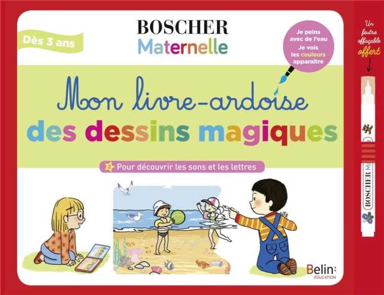 MON LIVRE-ARDOISE DES DESSINS - LAURENT FABIEN - BELIN