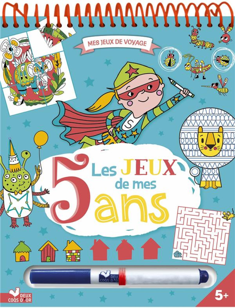 LES JEUX DE MES 5 ANS - BLOC A - COLLECTIF - NC