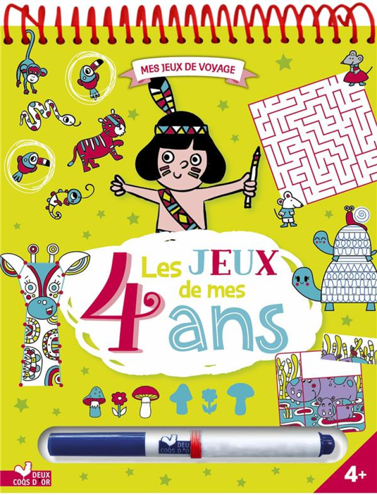 LES JEUX DE MES 4 ANS - BLOC A - COLLECTIF - NC