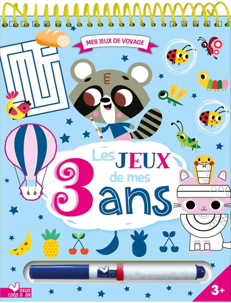 LES JEUX DE MES 3 ANS - BLOC A - COLLECTIF - NC