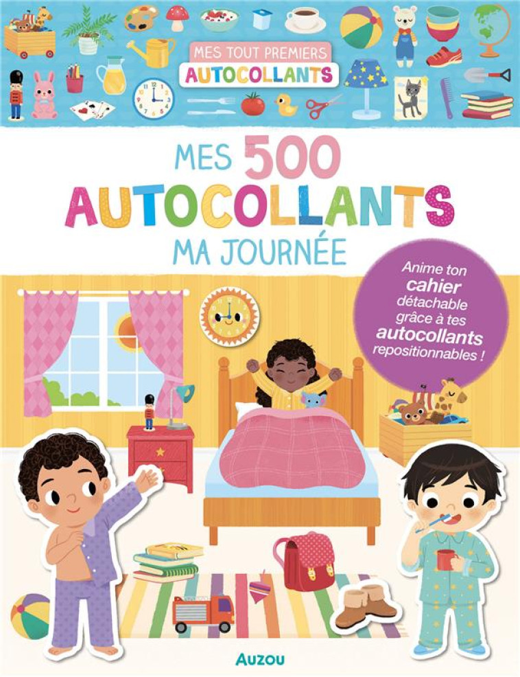 MES 500 AUTOCOLLANTS - MA JOUR - WU YI-HSUAN - PHILIPPE AUZOU