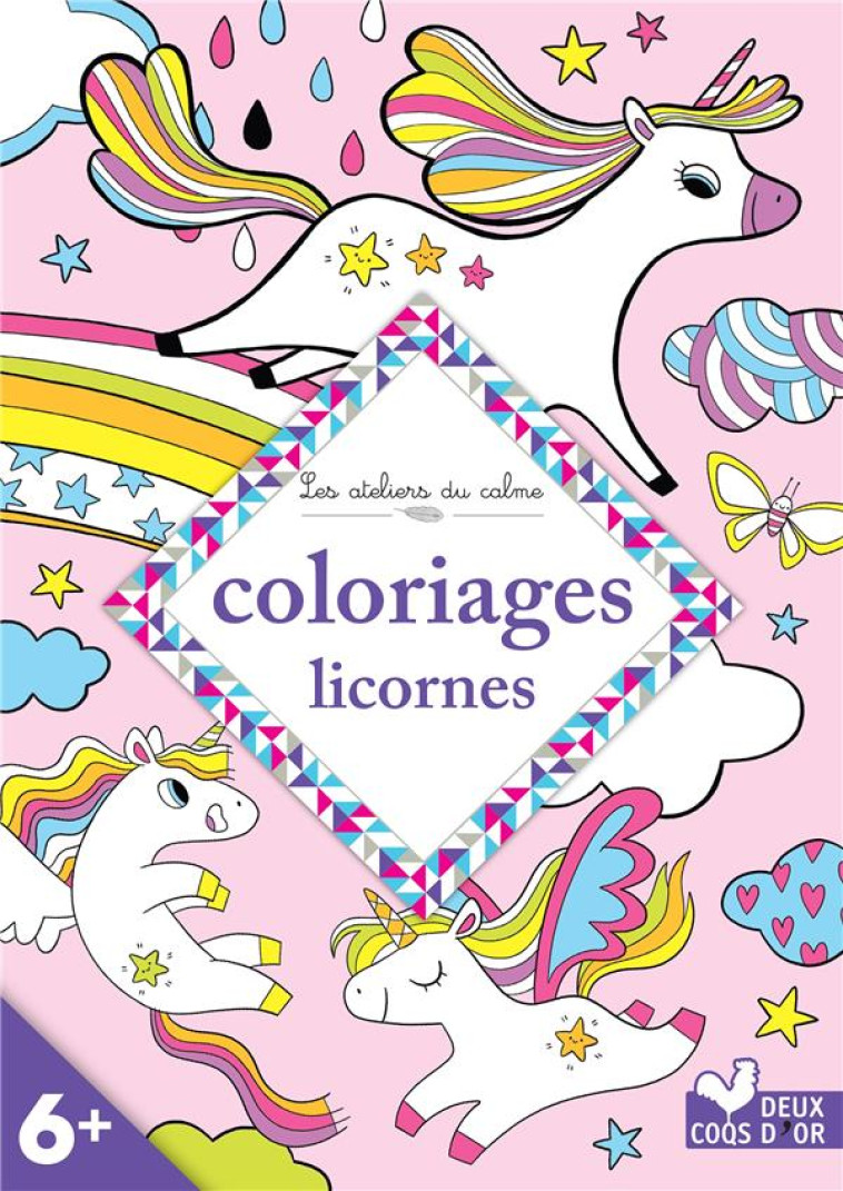 COLORIAGES LICORNES - NOTAERT AMANDINE - HACHETTE