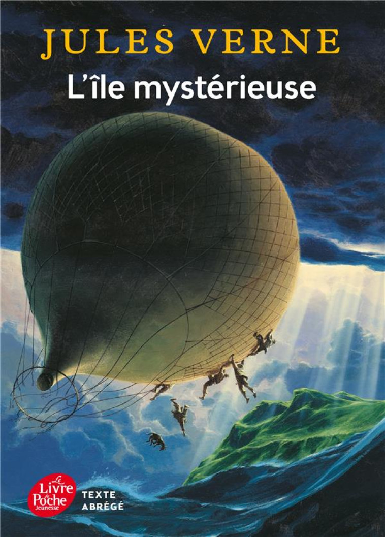 L-ILE MYSTERIEUSE - TEXTE ABRE - VERNE/MANCHU - Le Livre de poche jeunesse