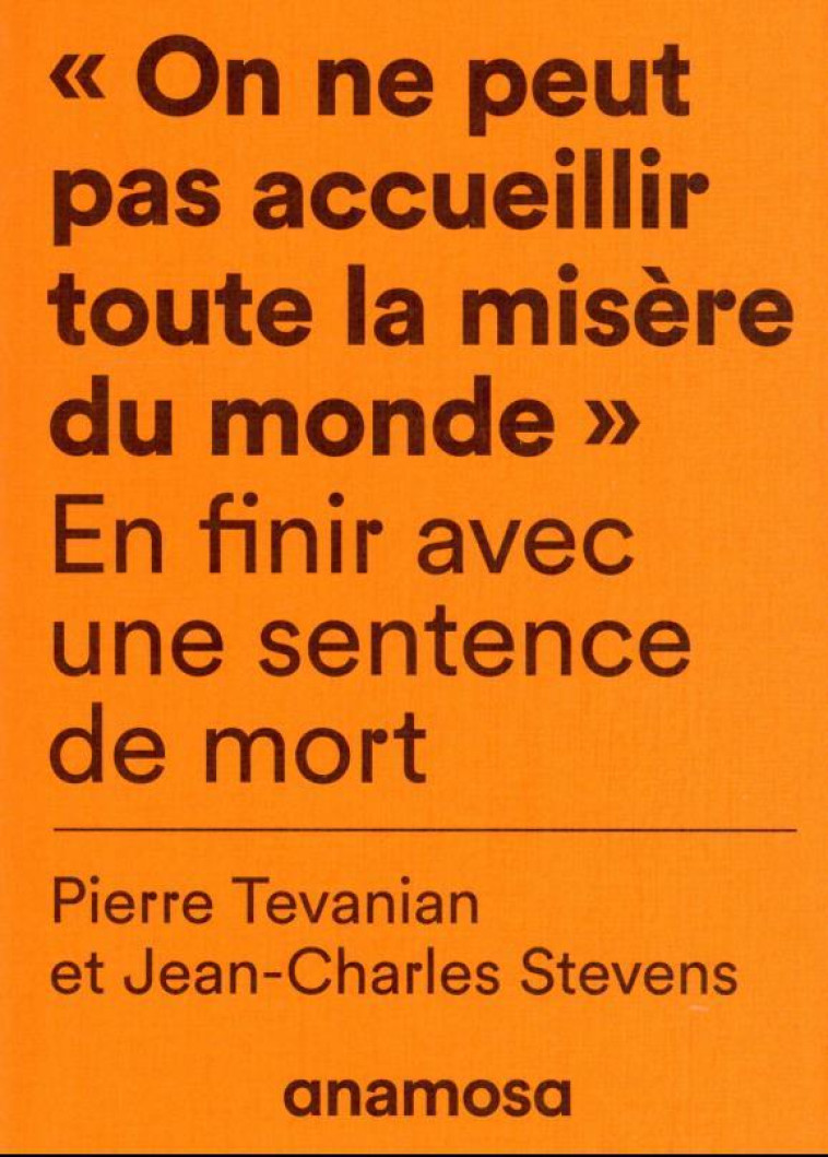 ON NE PEUT PAS ACCUEILLIR TOU - STEVENS/TEVANIAN - ANAMOSA