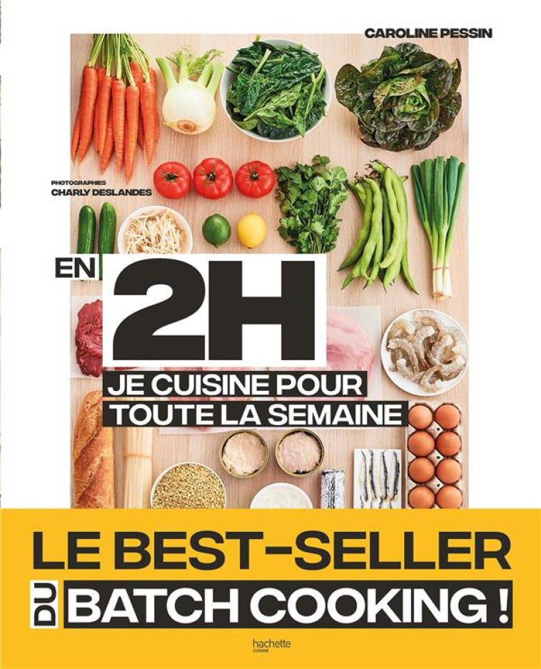 EN 2H JE CUISINE POUR TOUTE LA - PESSIN CAROLINE - HACHETTE