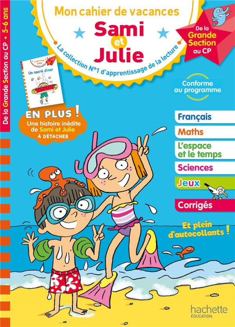 CAHIER DE VACANCES SAMI ET JUL - BONTE/NEUMAYER/RAZET - HACHETTE