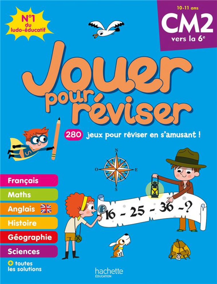 JOUER POUR REVISER - DU CM2 A - COLLECTIF/MORIZE - HACHETTE