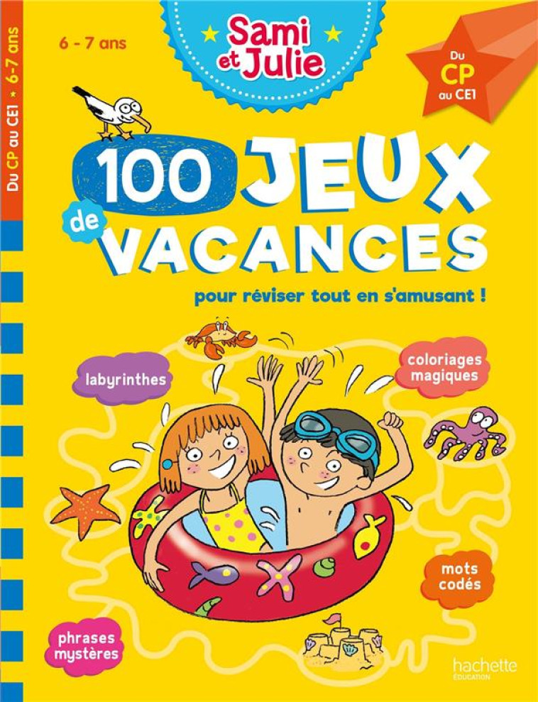 SAMI ET JULIE -100 JEUX DE VAC - LEBRUN/BONTE - HACHETTE