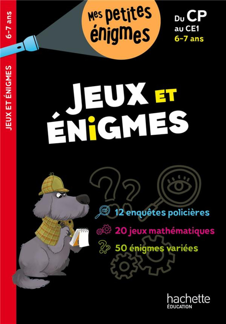 JEUX ET ENIGMES DU CP AU CE1 - - BERGER ERIC - HACHETTE