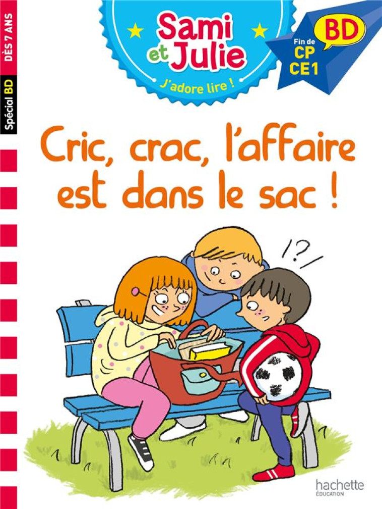 SAMI ET JULIE BD : CRIC, CRAC, - BONTE/LEBRUN/AUDRAIN - HACHETTE