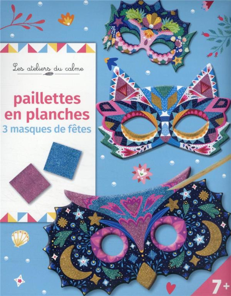 PAILLETTES EN PLANCHES MASQUES - FABRE LEA - NC