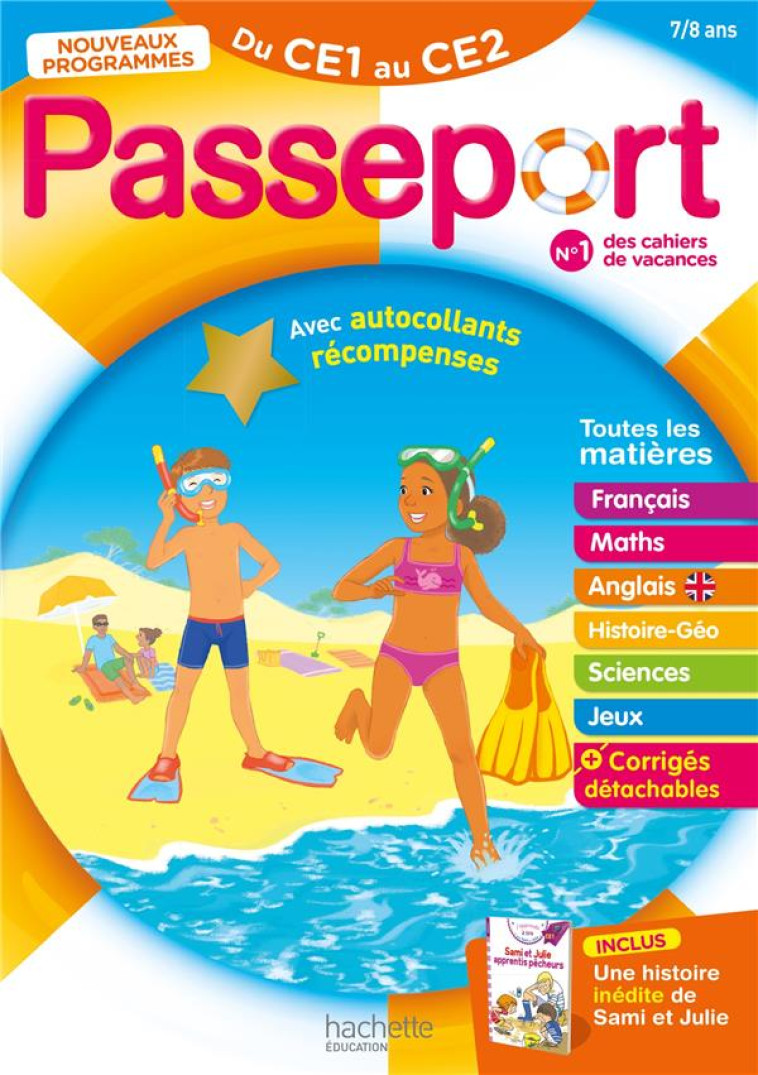 PASSEPORT - DU CE1 AU CE2 7/8 - BESSIERES/KNOWLES - HACHETTE