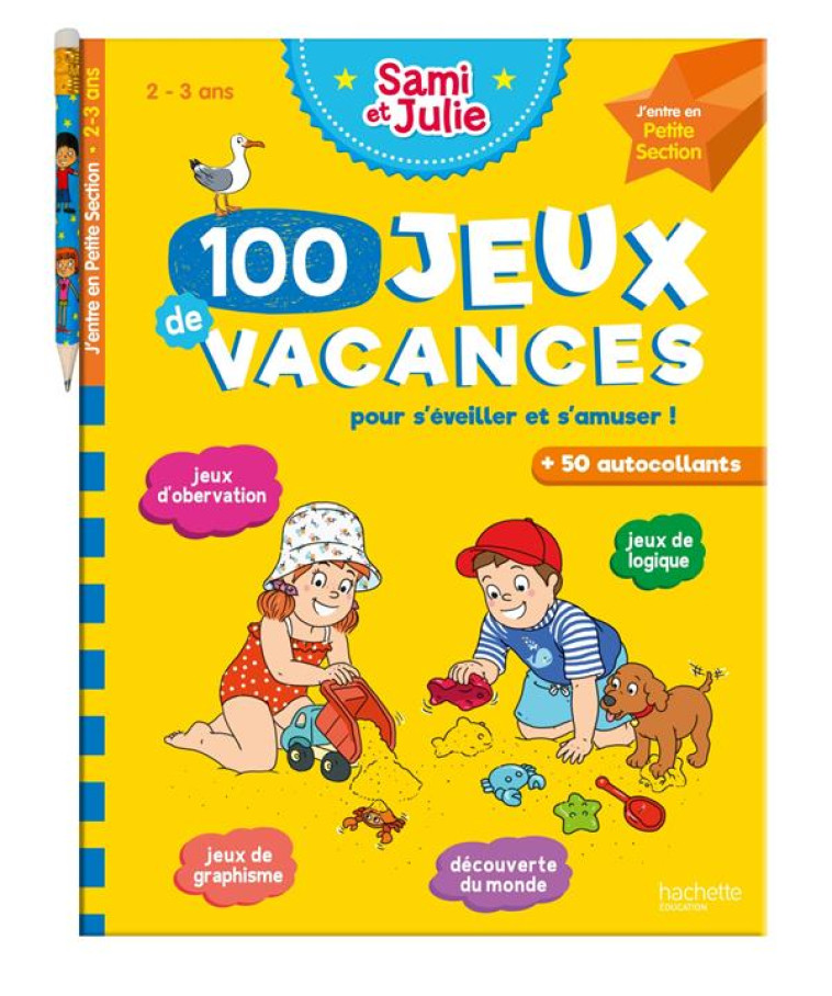 100 JEUX DE VACANCES AVEC SAMI - LEBRUN/BONTE/BOYER - HACHETTE