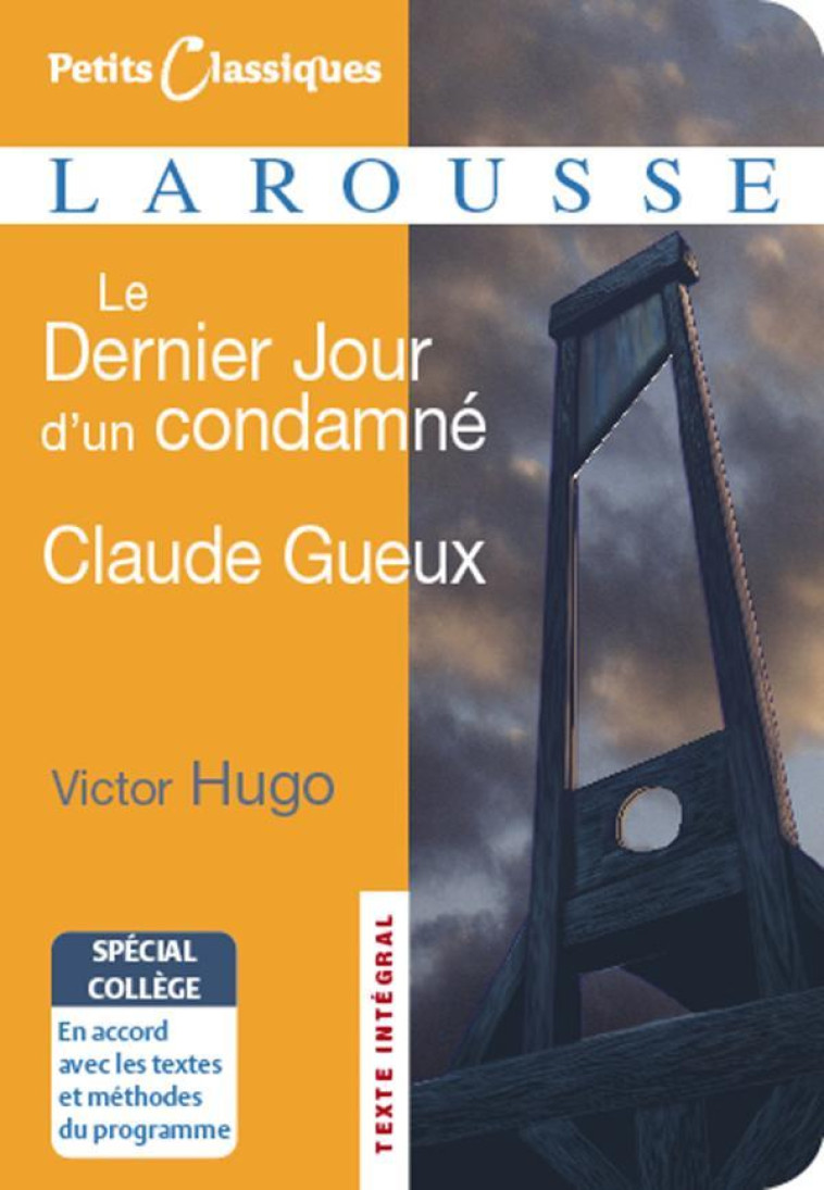 LE DERNIER JOUR D-UN CONDAMNE - HUGO VICTOR - LAROUSSE