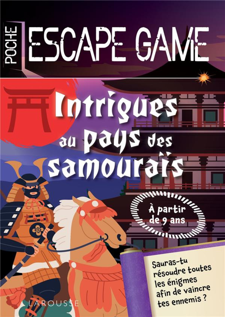 ESCAPE GAME DE POCHE JUNIOR : - CLUZEL VALERIE - LAROUSSE