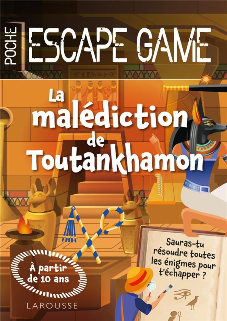 ESCAPE GAME DE POCHE JUNIOR : - CLUZEL VALERIE - LAROUSSE