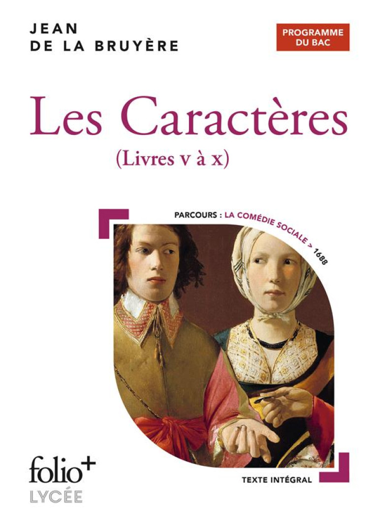 LES CARACTERES - BAC 2022 - LI - LA BRUYERE JEAN DE - GALLIMARD