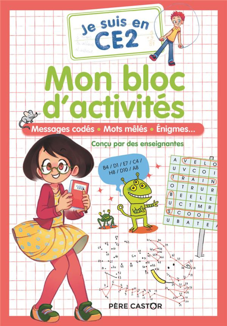 MON BLOC D-ACTIVITES - MESSAGE - CARBONEILL/MAGDALENA - FLAMMARION