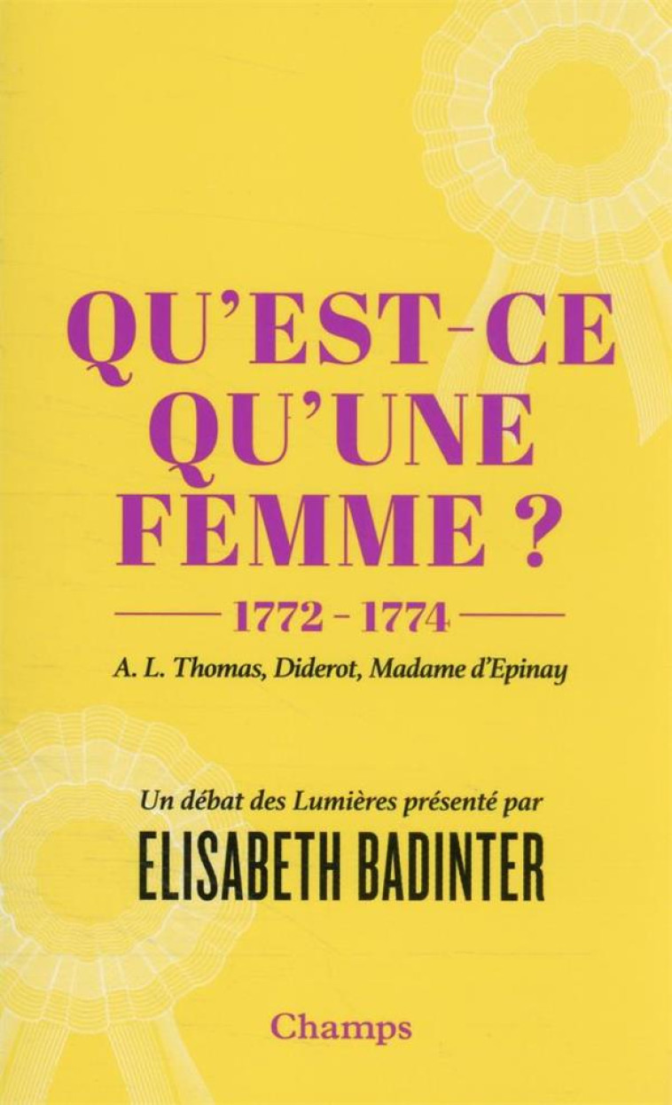 QU-EST-CE QU-UNE FEMME ? - BADINTER ELISABETH - FLAMMARION