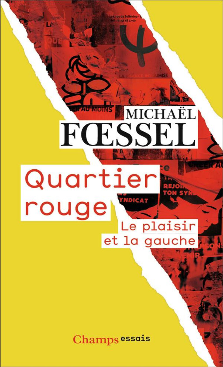 QUARTIER ROUGE - LE PLAISIR ET - FOESSEL MICHAEL - FLAMMARION