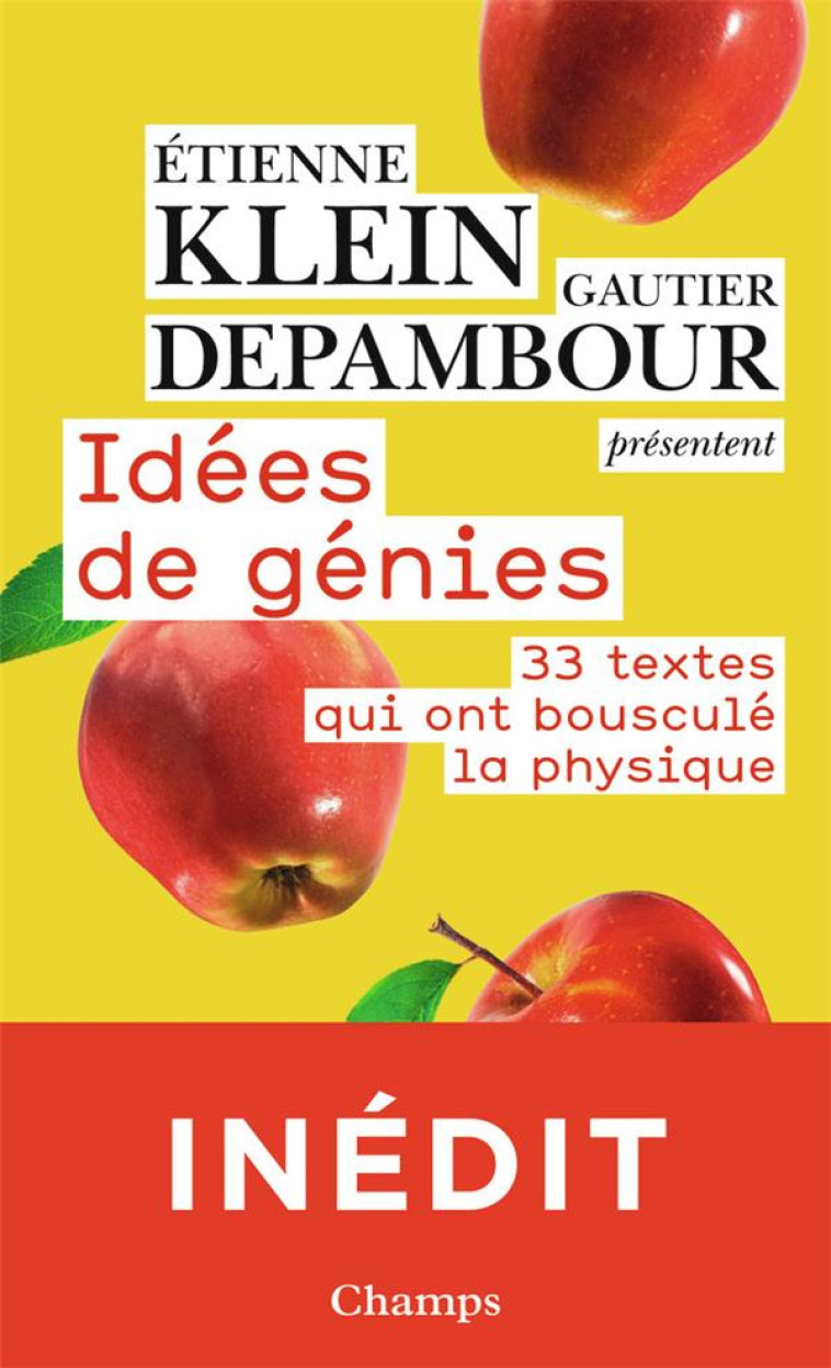 IDEES DE GENIES - 33 TEXTES QU - KLEIN/DEPAMBOUR - FLAMMARION