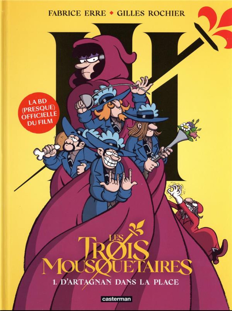 LES TROIS MOUSQUETAIRES - VOL0 - ERRE/ROCHIER - CASTERMAN