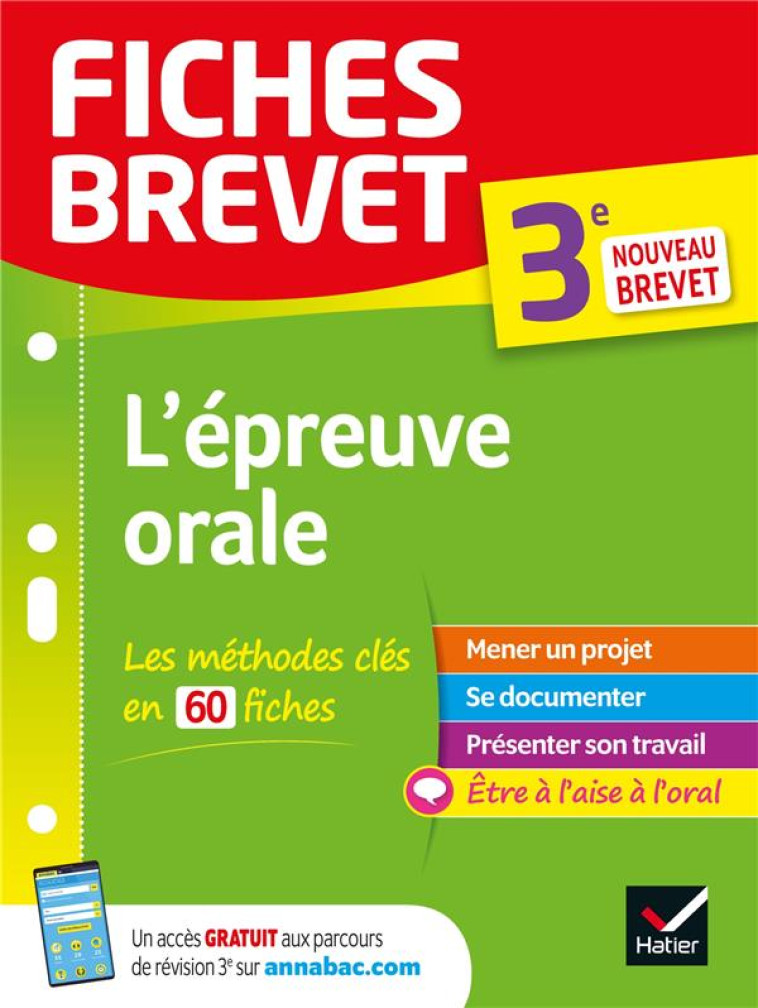 FICHES BREVET L-EPREUVE ORALE - GAILLARD/PERROT - HATIER SCOLAIRE