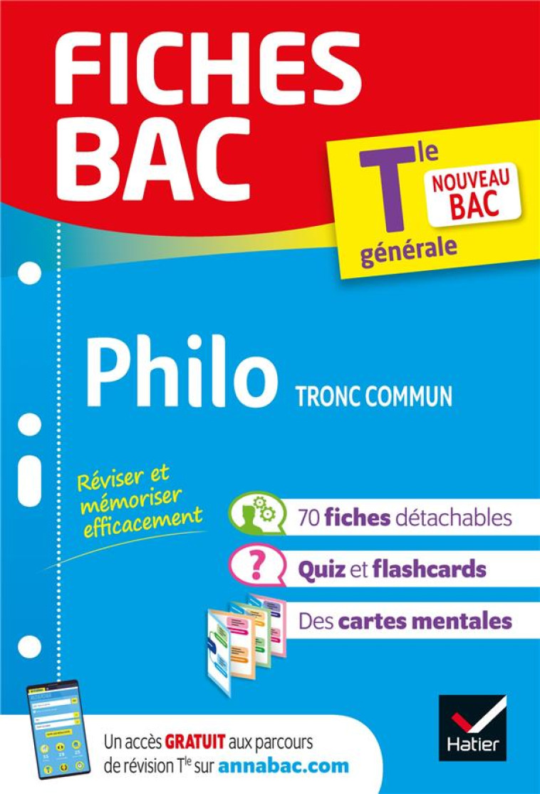 FICHES BAC PHILOSOPHIE TLE - B - COLLECTIF - HATIER SCOLAIRE