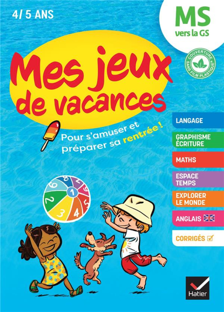 MES JEUX DE VACANCES MS VERS L - DOUTREMEPUICH - HATIER SCOLAIRE