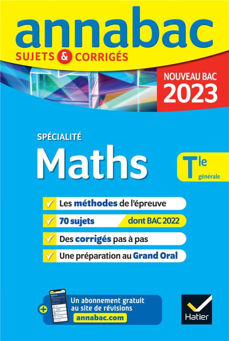 ANNALES DU BAC ANNABAC 2023 MA - COLLECTIF - HATIER SCOLAIRE