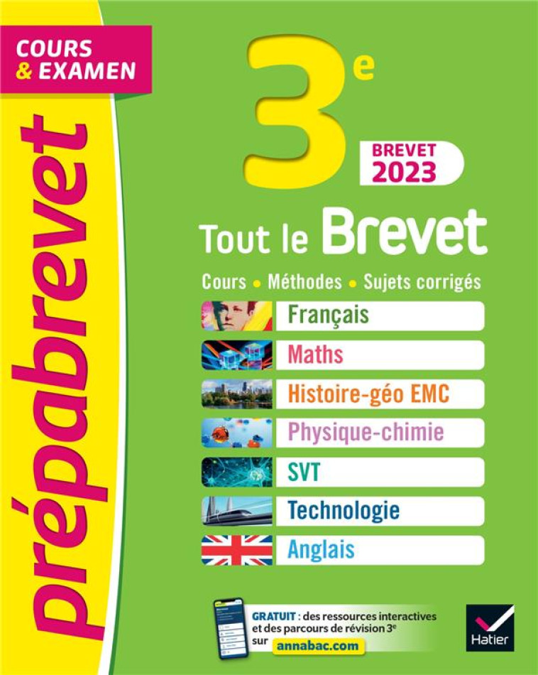 PREPABREVET TOUT LE BREVET 202 - BUREAU/RATTIER - HATIER SCOLAIRE