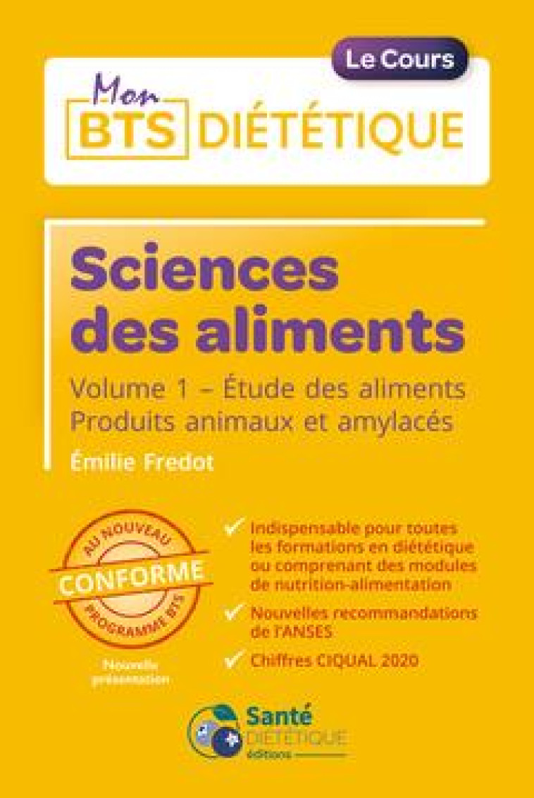 SCIENCES DES ALIMENTS - LE COU - FREDOT EMILIE - BOOKS ON DEMAND