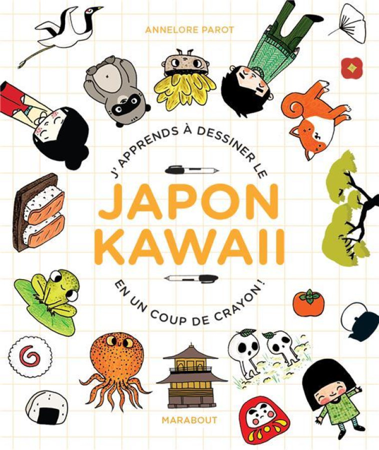 J-APPRENDS A DESSINER LE JAPON - PAROT ANNELORE - MARABOUT