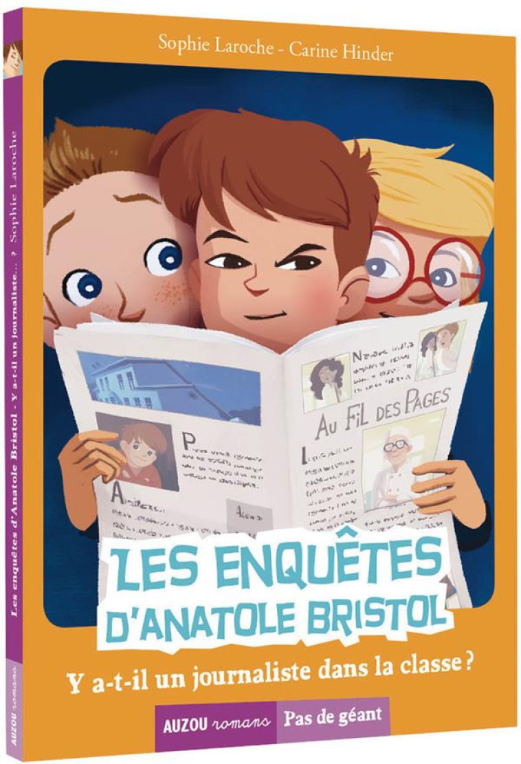 LES ENQUETES D-ANATOLE BRISTOL - CARINE HINDER - PHILIPPE AUZOU