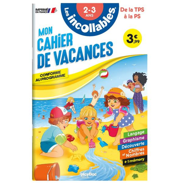 CAHIER DE VACANCES - LES INCOL - PLAY BAC EDITIONS - PRISMA