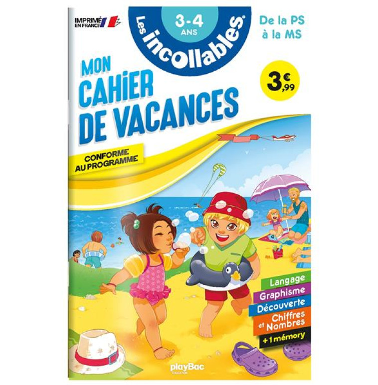 CAHIER DE VACANCES - LES INCOL - PLAY BAC EDITIONS - PRISMA