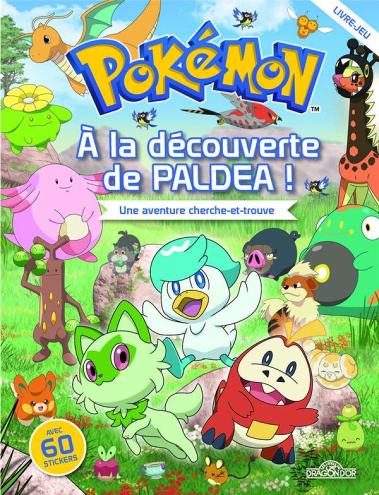 POKEMON - LIVRE-JEU - CHERCHE- - THE POKEMON COMPANY - DRAGON D'OR