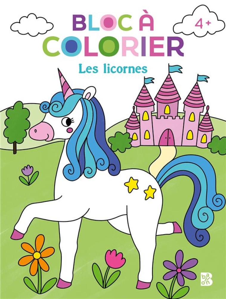 BLOC A COLORIER  - LES LICORNE - XXX - NC