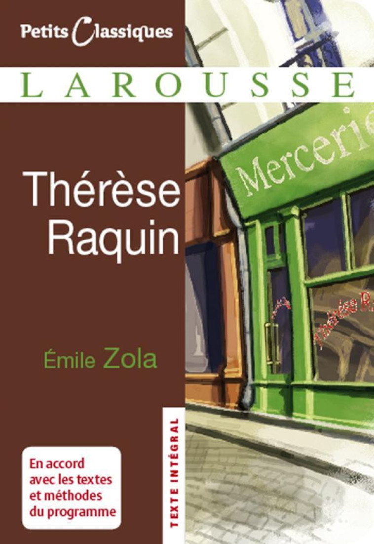 THERESE RAQUIN - ZOLA EMILE - LAROUSSE