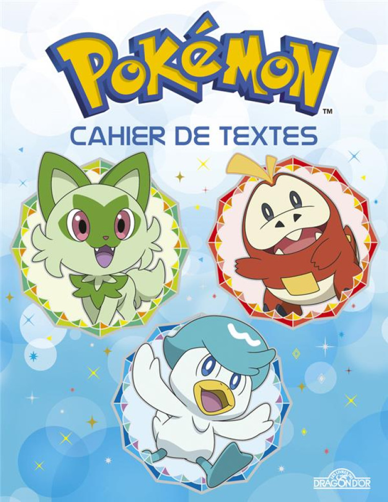 POKEMON AGENDA DE TEXTES - THE POKEMON COMPANY - NC